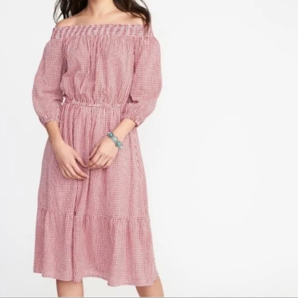 Old Navy | Dresses | Old Navy Red Gingham Off Shoulder Peasant Dress Size Small | Poshmark Old Navy | Dresses | Old Navy Red Gingham Off Shoulder Peasant Dress Size Small | Poshmark